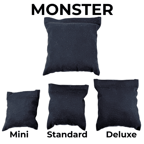 Cloudster Pillow Mini, Standard, Deluxe, Monster Dark Bundle