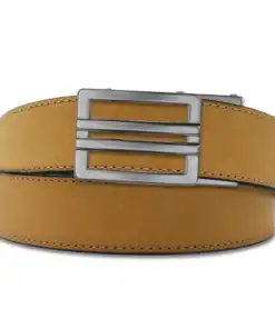 TAN BUFFALO LEATHER GUN BELT 1.5"