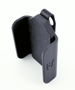 Black Cloudster Pillow holder with adjustable strap for secure fit.