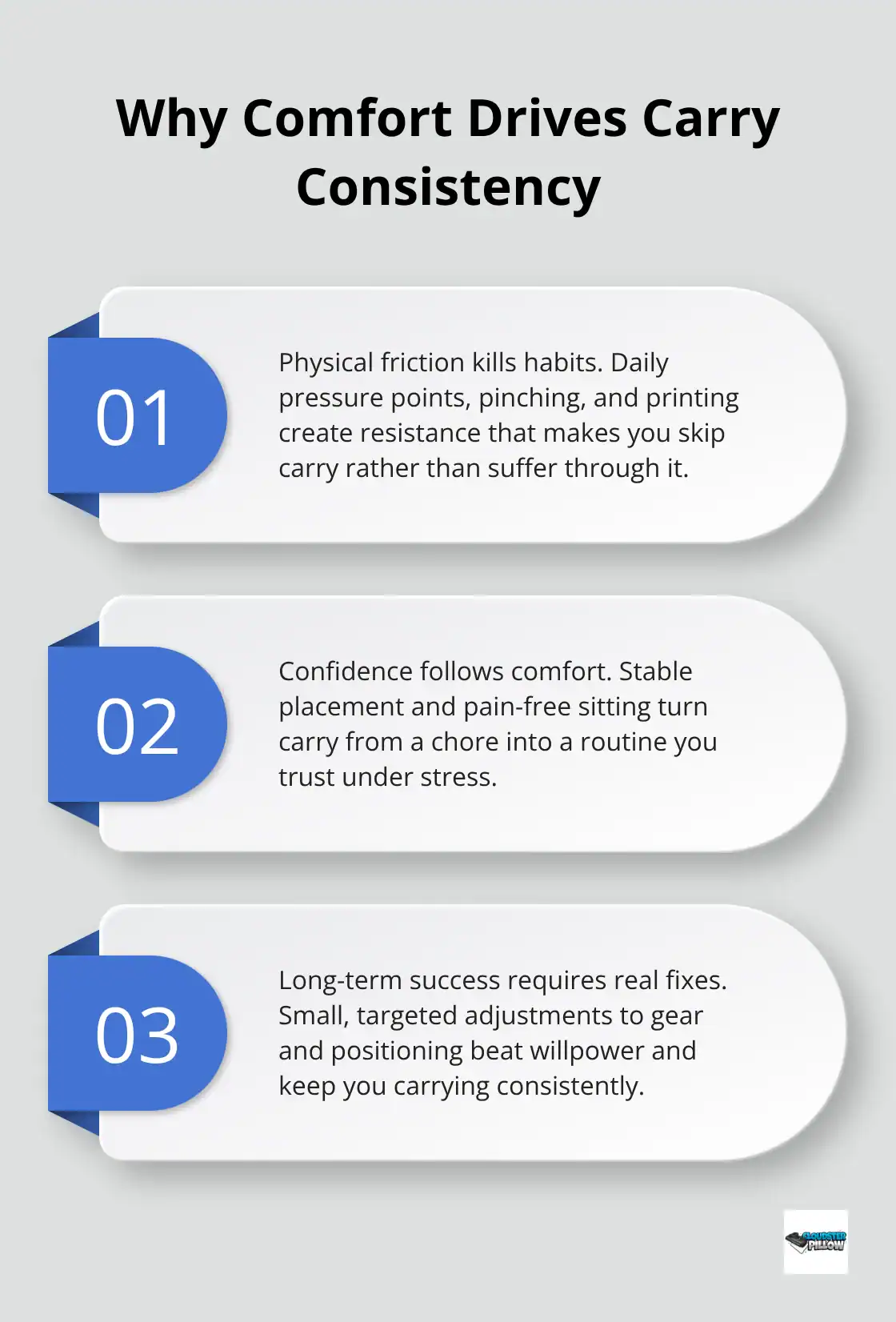 Three ways comfort shapes daily appendix carry behavior - appendix carry comfort